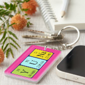 Yuna periodieke lijstnaam - het sleutelwoord sleutelhanger (Voorkant Rechts)