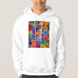  Yunfu China City Map Hoodie