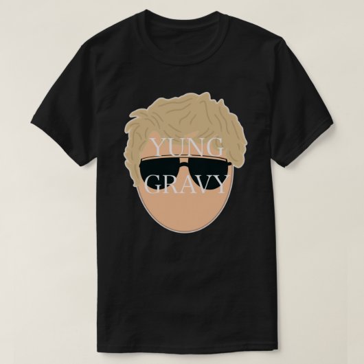 Yung Gravy Outline Classic T-Shirt (Design voorkant)