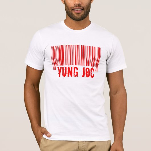 Yung Joc Barcode Logo T-Shirt (Voorkant)