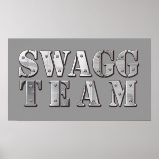 Yung Joc Swagg Team Logo Poster (Voorkant)