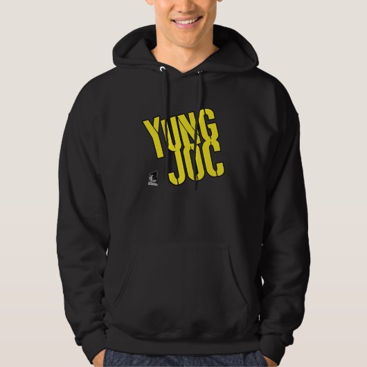 Yung Joc Yellow Logo Hoodie (Voorkant)