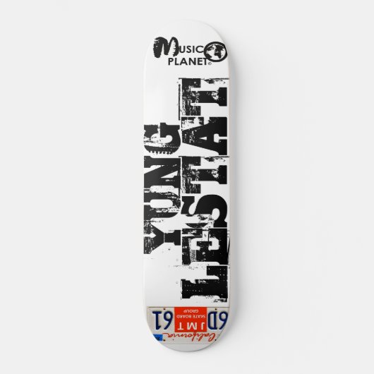 YUNG LESTAT OFFICIEEL Skateboard (Voorkant)