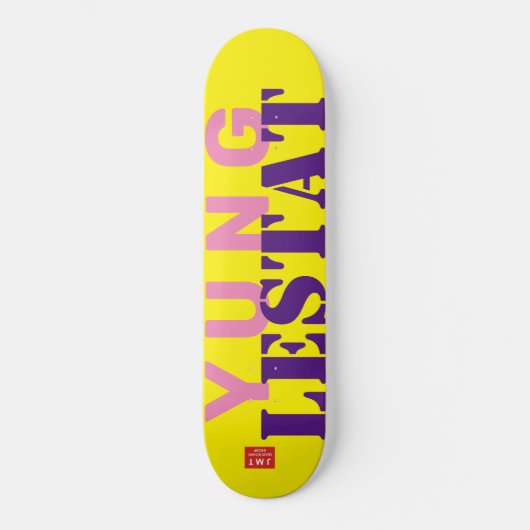 YUNG LESTAT OFFICIEEL Skateboard (Voorkant)