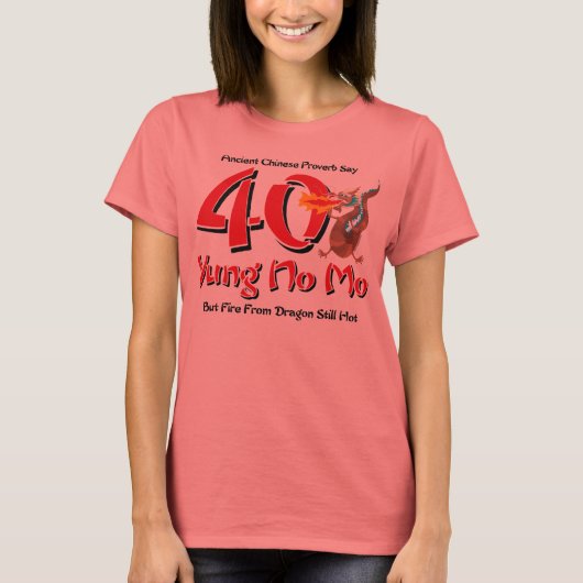 Yung No Mo 40th Birthday T-shirt (Voorkant)