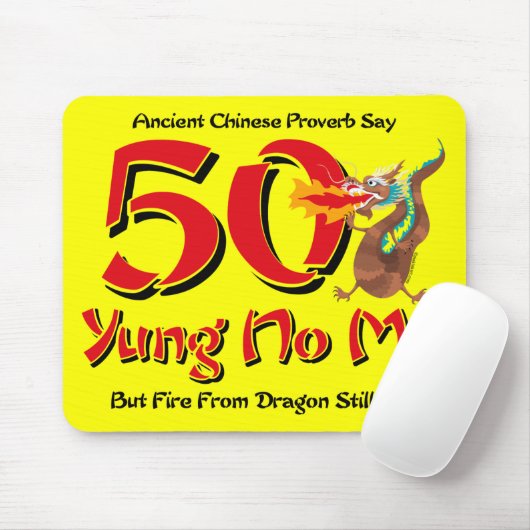 Yung No Mo 50th Birthday Muismat (Met muis)