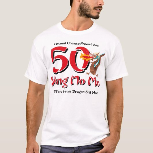 Yung No Mo 50th Birthday T-shirt (Voorkant)