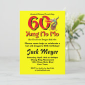 Yung No. Mo 60th Birthday Kaart (Staand voorkant)