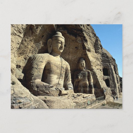 Yungang Caves, provincie Shanxi, China Briefkaart (Voorkant)