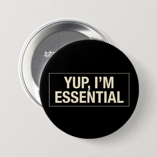 Yup Im Essential Ronde Button 7,6 Cm (Voorkant /achterkant)