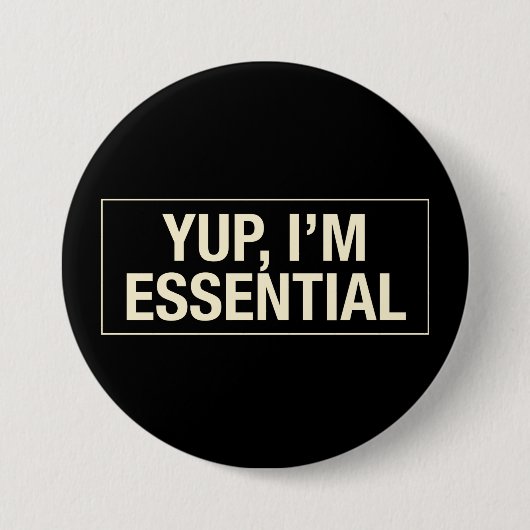 Yup Im Essential Ronde Button 7,6 Cm (Voorkant)