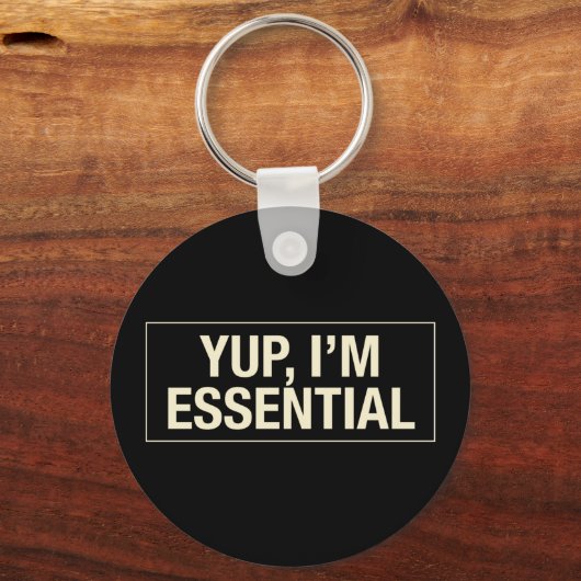 Yup Im Essential Sleutelhanger (Voorkant)