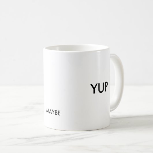 YUP, MAYBE, NOPE KOFFIEMOK (Voorkant rechts)