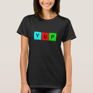 YUP Periodic Table Squares T-shirt