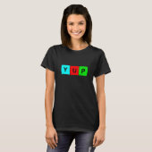YUP Periodic Table Squares T-shirt (Voorkant volledig)