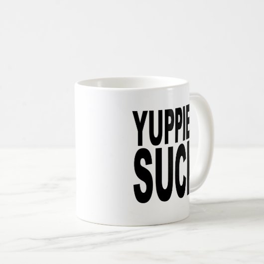 Yuppies Suck Koffiemok (Voorkant rechts)