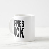 Yuppies Suck Koffiemok (Voorkant links)