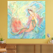 Yura-yura: Celestial Maiden Canvas Afdruk (Insitu (Woonkamer))