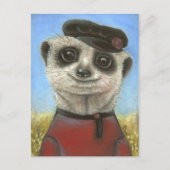 Yuri de meerkat briefkaart (Voorkant)