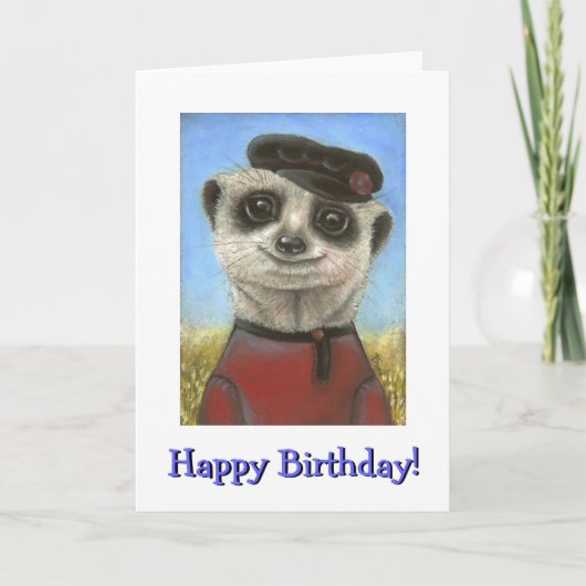 Yuri de meerkat kaart (Voorkant)
