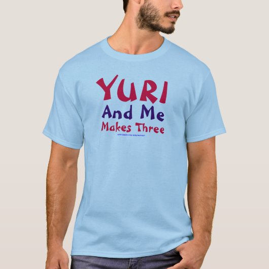 Yuri en ik maken drie t-shirt (Voorkant)