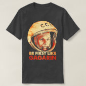 Yuri Gagarin Sovjet Cosmonaut Astronaut12 T-shirt (Design voorkant)
