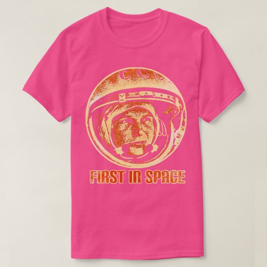 Yuri Gagarin Sovjet-kosmonaut Astronaut 12 T-shirt (Design voorkant)
