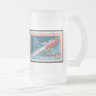 Yuri Gagarin Vostok 1 is het eerste Man in de ruim Matglas Bierpul