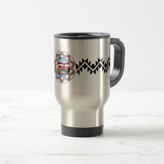 Yurok Tribe Travel Mug Reisbeker (Voorkant rechts)