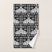 Yurt die in Natuur leeft Bad Handdoek (Handdoek)