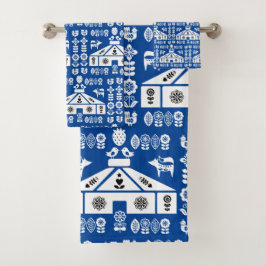 Yurt die in Natuur leeft Bad Handdoek