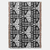 Yurt die in Natuur leeft Deken (Voorkant Verticaal)