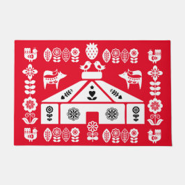 Yurt die in Natuur leeft Deurmat