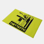 Yurt die in Natuur leeft Deurmat (Schuin)