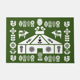 Yurt die in Natuur leeft Deurmat