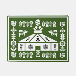 Yurt die in Natuur leeft Deurmat