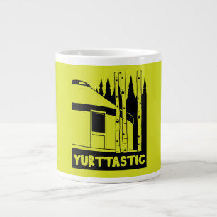 Yurt die in Natuur leeft Grote Koffiekop