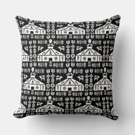 Yurt die in Natuur leeft Kussen