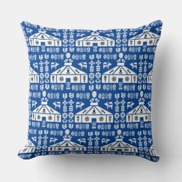 Yurt die in Natuur leeft Kussen