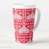 Yurt die in Natuur leeft Latte Mok (Rechterhoek)