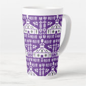 Yurt die in Natuur leeft Latte Mok (Rechterhoek)