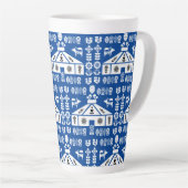 Yurt die in Natuur leeft Latte Mok (Rechterhoek)