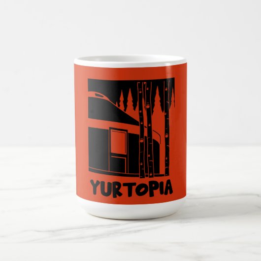 Yurt die in Natuur leeft Magische Mok (Midden)