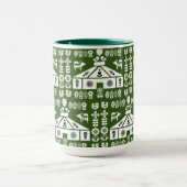 Yurt die in Natuur leeft Mok (Midden)