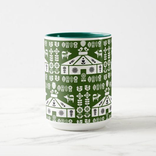 Yurt die in Natuur leeft Mok (Midden)