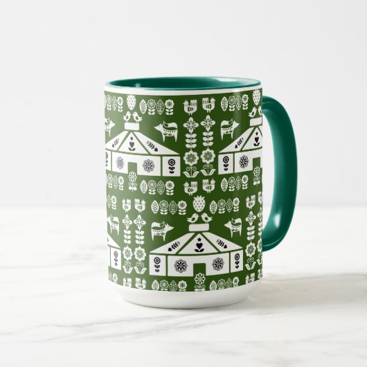 Yurt die in Natuur leeft Mok (Voorkant rechts)