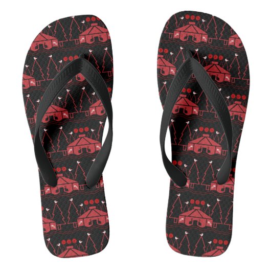 Yurt die in Natuur leeft Teenslippers (Voetbed)