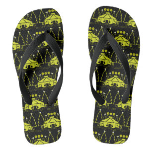 Yurt die in Natuur leeft Teenslippers