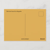 Yurt en zonsondergang in Mongolië Briefkaart (Achterkant)