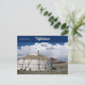Yurt in Murghab Tadzjikistan Briefkaart (Staand voorkant)